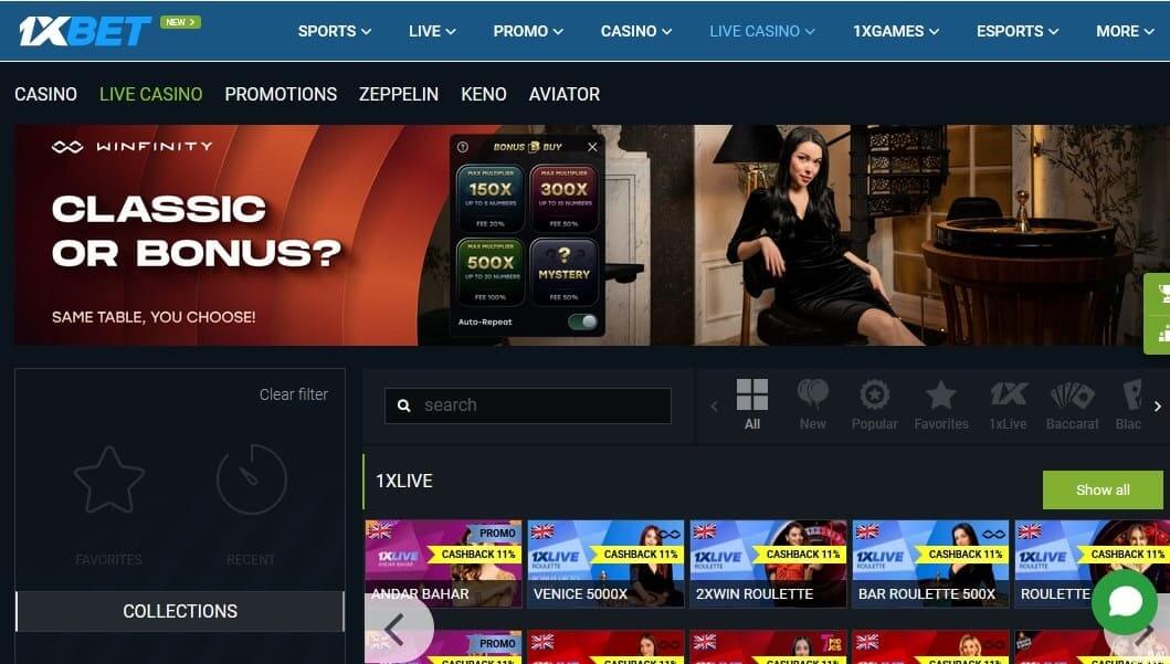 1xBet Online Casinos Kenya