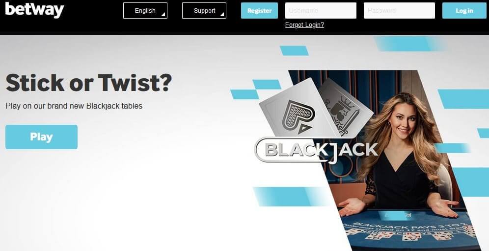 Betway Online Casino log in