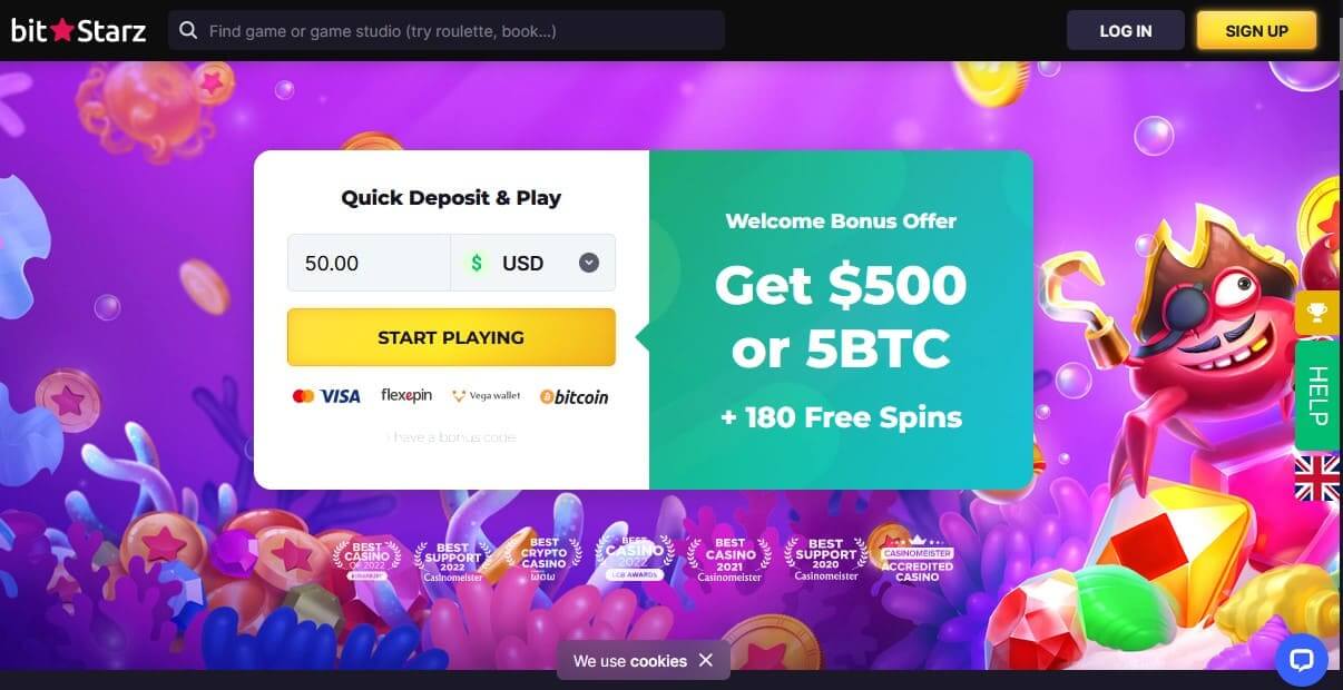 bitStarz casino log in