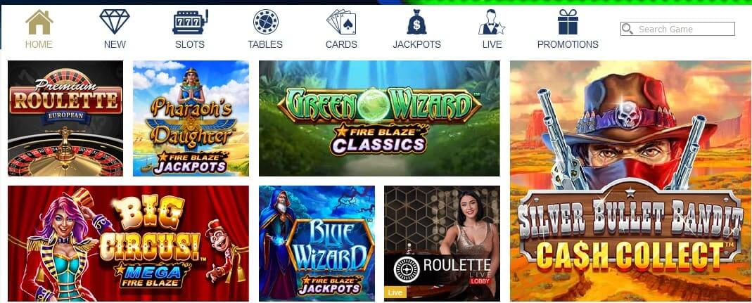 Europa Online Casino games