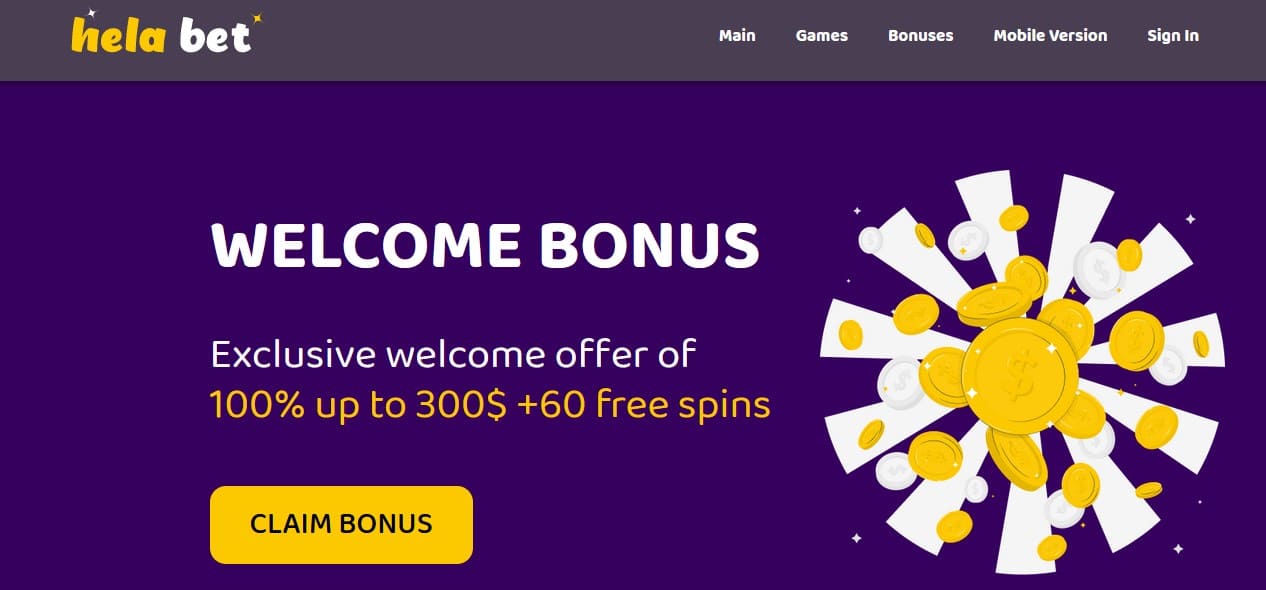 helabet casino get bonus